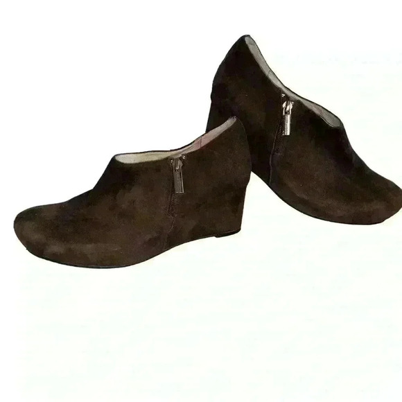 Sacha London Virgo Hidden Wedge Platform Ankle Booties Womens Size 8.5. Brown - Picture 6 of 12